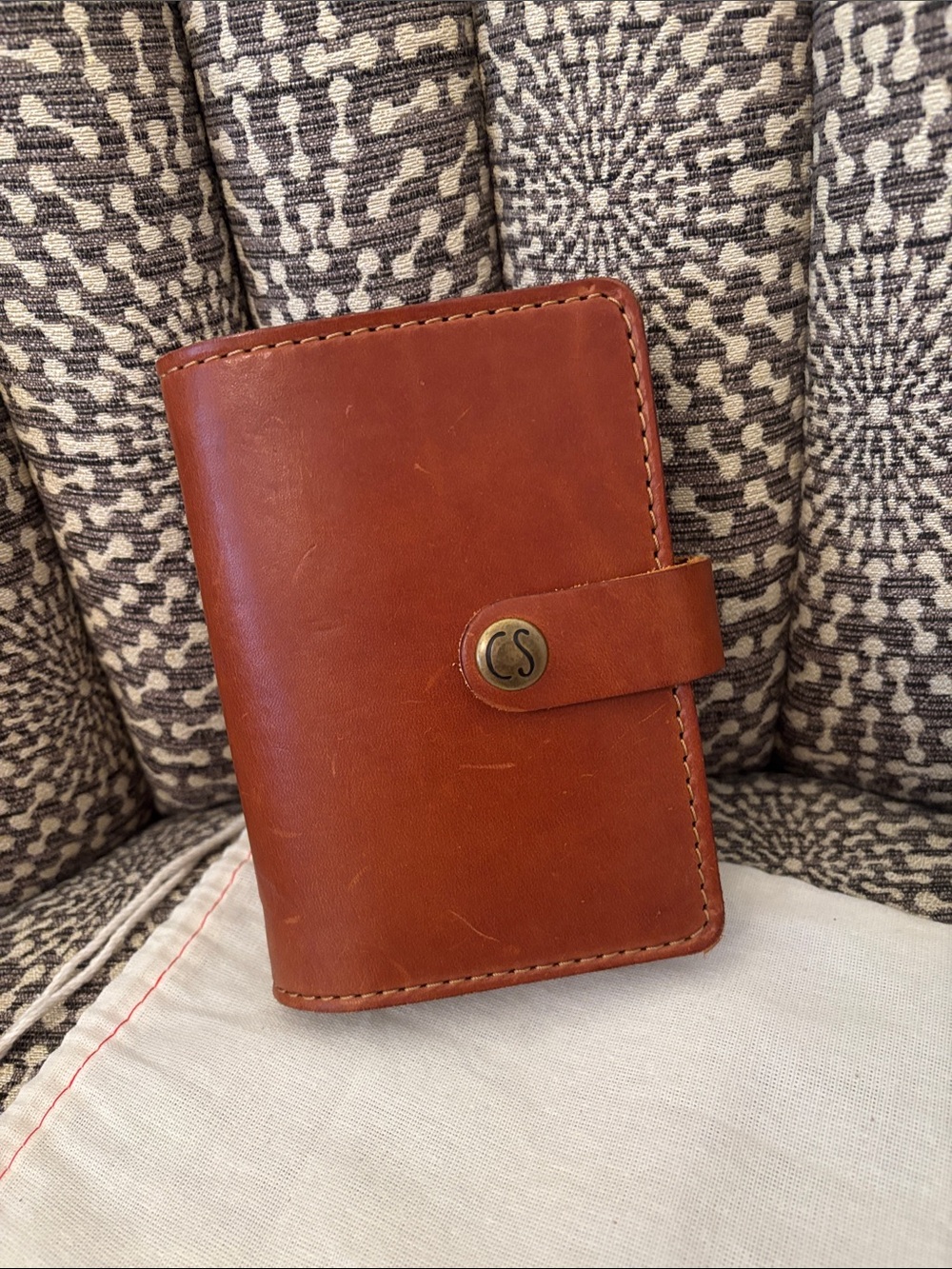 Chic Sparrow Passport Size Austen Leather Planner Travelers Notebook Cover